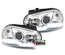 PHARES FEUX AVANTS DE JOUR LED DIURNES DRL DEVIL EYES CHROME VOLKSWAGEN VW GOLF 4 (03755)