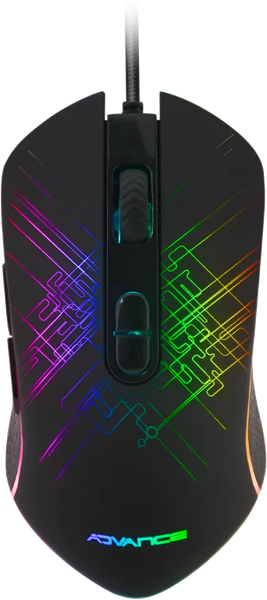 Souris filaire Gamer Advance GTA 230 RGB (Noir)