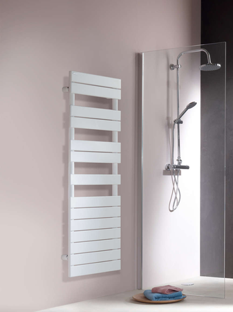 Radiateur sèche-serviettes à eau chaude FASSANE SPA symétrique blanc 625W chauffage central - ACOVA - FAS-133-050
