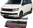 GRILLE DE CALANDRE SPORT NOIRE ET ROUGE VW VOLKSWAGEN T6 BUS TRANSPORTEUR (05154)
