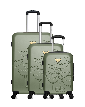 LPB LUGGAGE - Set de 3 Valises AELYS 75 cm 4 Roues