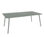 Table de jardin rectangulaire en métal Monceau 8 places Gris Lapilli - Fermob