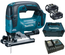 Scie sauteuse 18V + 2 batteries 5Ah + chargeur + coffret Makpac - MAKITA - DJV182RTJ
