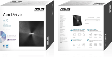 Graveur DVD externe slim Asus ZenDrive U7M (Noir)