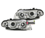 2 PHARES FEUX ANGEL EYES ANNEAUX LED CCFL BMW SERIE 3 E46 5 PORTES 1998-2001 (00595)