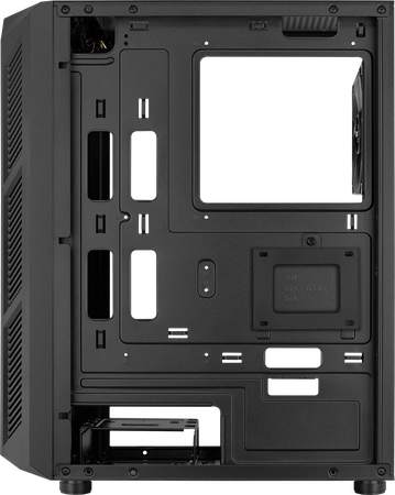 Boitier Moyen Tour ATX AeroCool Prime RGB avec panneau vitré (Noir)