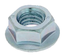 Écrous à embase crantée acier zingué blanc classe 8.8 M14 boite de 50 - Ultima - AFB692314