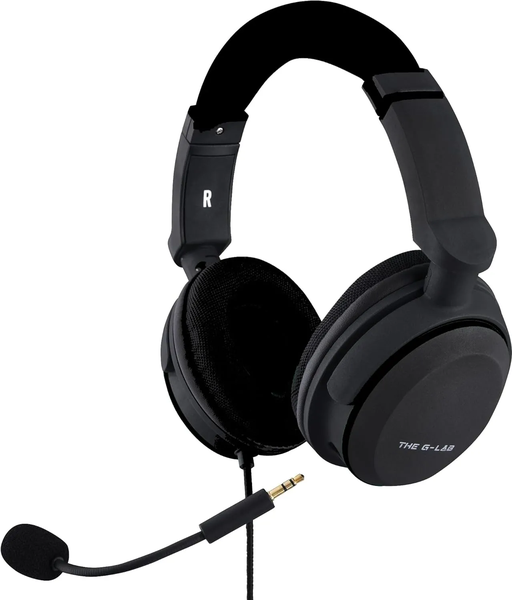 Casque Gamer filaire The G-Lab Korp Carbon (Noir)