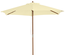 Parasol droit hexagonal bambou polyester
