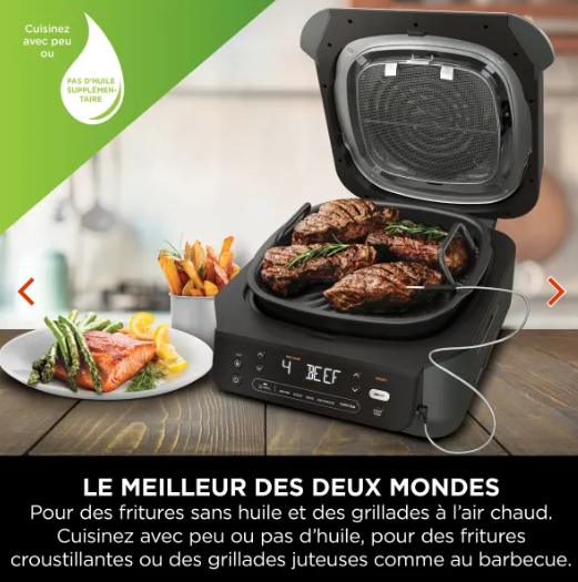 Grill et friteuse sans huile 5-en-1 Ninja EG351EU