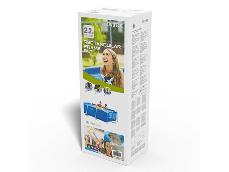 Piscine tubulaire Metal Frame Junior rectangulaire 2,20 x 1,50 x 0,60 m - Intex