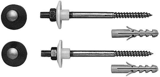 Fixations D12x180 pour cuvette WC et bidet suspendu - DURAVIT - 65000000