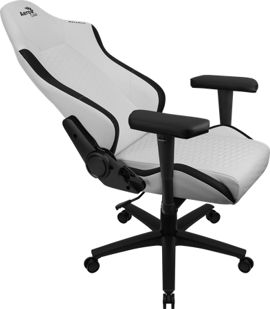Fauteuil Gamer Aerocool Crown Leatherette (Blanc) 