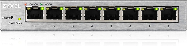 Switch réseau ethernet Gigabit Zyxel GS1200 - 8 ports