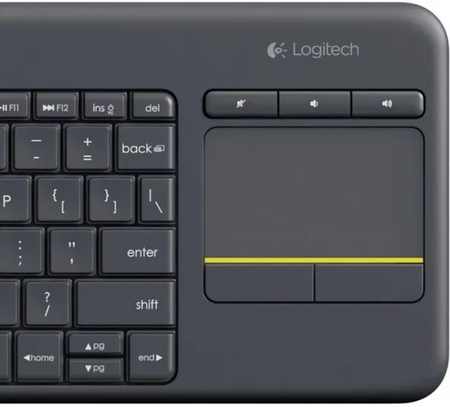 Clavier sans fil Logitech K400 Plus Wireless Touch (Noir)