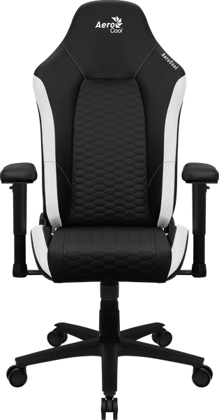 Fauteuil Gamer Aerocool Crown Leatherette (Noir/Blanc) 