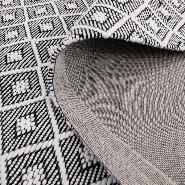 Tapis kilim tissé main en PET RECYKLIMA Care&Fair