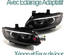 PHARES FEUX CELIS NOIRS LEDS EN U AVEC FEUX DE VIRAGES BMW SERIE 3 E92 & E93 COUPE CABRIOLET (04763)