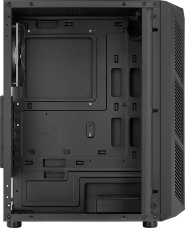 Boitier Moyen Tour ATX AeroCool Prime RGB avec panneau vitré (Noir)