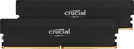 Kit Barrettes mémoire 64Go (2x32Go) DIMM DDR5 Crucial Pro OC Gaming 6000MHz (Noir)