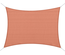 Voile d'ombrage rectangulaire 4 x 6 m brique terracotta