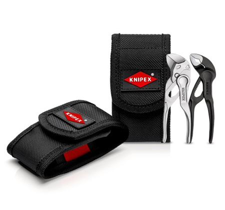 Jeu de 2 mini-pinces XS avec pochette ceinture - KNIPEX - 00 20 72 V04 XS