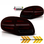 FEUX ROUGES NOIRS CLIGNOTANTS LED DYNAMIQUES PORSCHE CAYENNE II PH1 2010-2015 (05592)