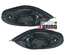 2 FEUX ARRIERES NOIRS FUMES A LED POUR PEUGEOT 207 CC (14077)