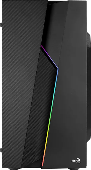 Boitier Mini Tour Micro ATX AeroCool Bolt Mini Tempered Glass RGB avec panneau vitré (Noir)