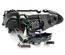 PHARES FEUX AVANTS NOIRS ANGEL EYES CCFL AU XENON BMW SERIE 3 E46 COUPE & CABRIOLET 03-07 (05312)