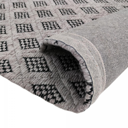 Tapis kilim tissé main en PET RECYKLIMO Care&Fair