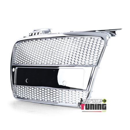 CALANDRE CENTRALE SPORT FULL CHROME LIGNE RS4 AUDI A4 B7 2004-2009 PDC (05326)