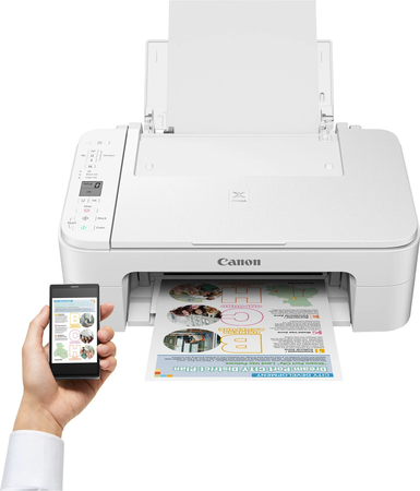 Imprimante Multifonction Canon Pixma TS3351 (Blanc)