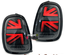 FEUX ARRIERES NOIRS LED SEQUENTIELS UNION JACK MINI COOPER F55 F56 F57 (05637)
