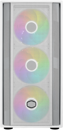 Boitier Moyen Tour ATX Cooler Master MasterBox 600 RGB avec panneau vitré (Blanc)