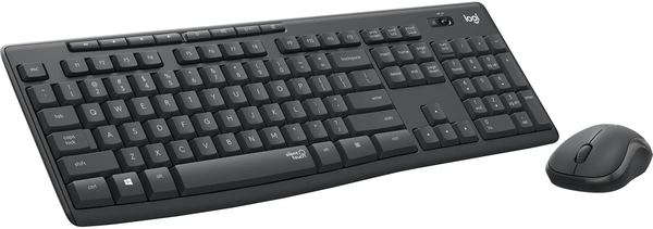 Pack 2en1 (Clavier/Souris) sans fil Logitech MK295 Slient (Noir)