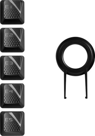 Clavier Gamer mécanique (Light Strike Silver) EVGA Z20 RGB (Noir)