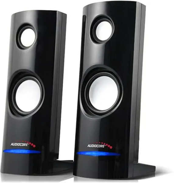 Enceintes AudioCore AC860 USB (Noir)