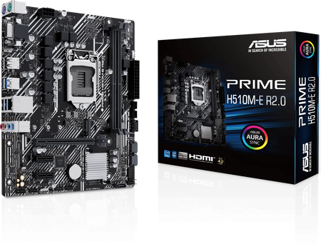 Carte Mère Asus Prime H510M-E R2.0 (Intel LGA 1200) Micro ATX
