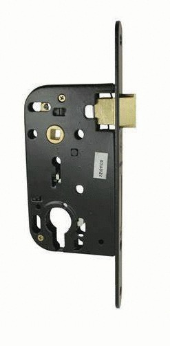 Serrure monopoint à larder Multibat 50 mm bout rond noire droite - JPM - 210000-22-1B