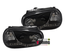 PHARES FEUX AVANTS LED DEVIL EYES NOIRS VOLKSWAGEN VW GOLF 4 (x13558)