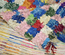 Tapis berbère noué main en tissu recyclé BOUCHAROUITE AV