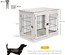 Cage pour chien animaux cage en bois MDF classe E1 3 portes verrouillables