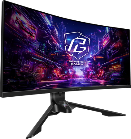 Ecran incurvé 34" ASRock Phantom Gaming PG34QRT3A WQHD 180Hz (Noir)