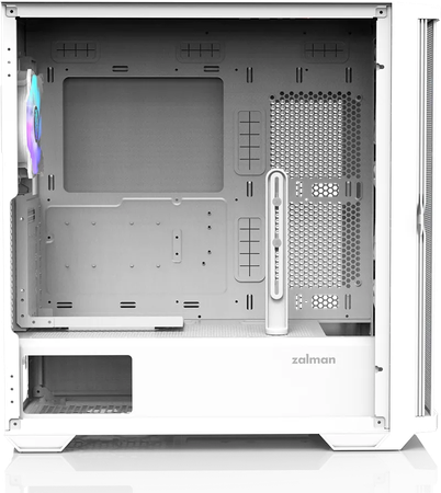 Boitier Moyen Tour E-ATX Zalman Z10 Duo avec panneaux vitrés (Blanc)