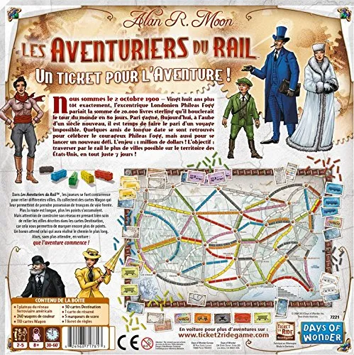 Jeu - Les Aventuriers du Rail 