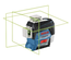 Laser lignes 12V GLL 3-80 CG Professional + batterie GBA 2.0Ah + chargeur GAL 12V-40 + L-BOXX - BOSCH - 0601063T00