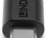 Adaptateur USB-C Lindy vers USB-C (Noir)