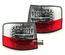 FEUX ARRIERES à LED ROUGES CRISTAL AUDI A6 C5 / 4B de 1997 à 2004 AVANT / BREAK (13919)