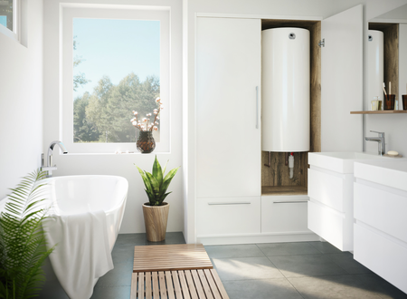 Chauffe-eau électrique vertical mural DURALIS 75L ACI hybride - THERMOR - 251068